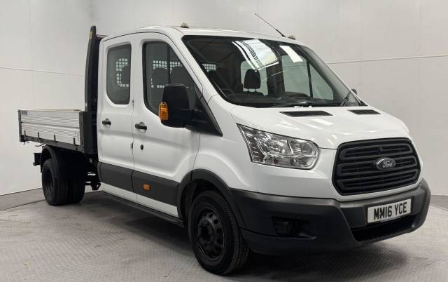 Ford Transit 2.2 TDCi 350 Tipper Double Cab RWD L3 4dr (1-Way) Chassis Cab Diesel White